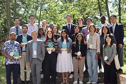 All Digital GreenTalents Awardees together with Dr. Rainer Müssner from the Federal Ministry of Research, Technology and Space