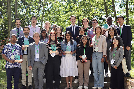 All Digital GreenTalents Awardees together with Dr. Rainer Müssner from the Federal Ministry of Research, Technology and Space